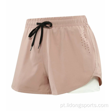 Shorts atléticos femininos shorts casuais